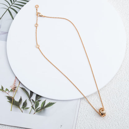 [Ornora Jewelry]PARENTESI NECKLACE PINK GOLD