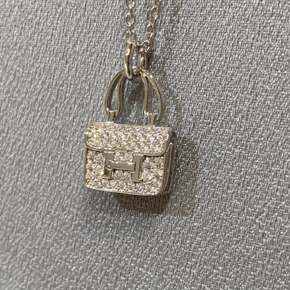 [Ornora Jewelry]CONSTANCE PEDANT DIAMOND NECKLACE