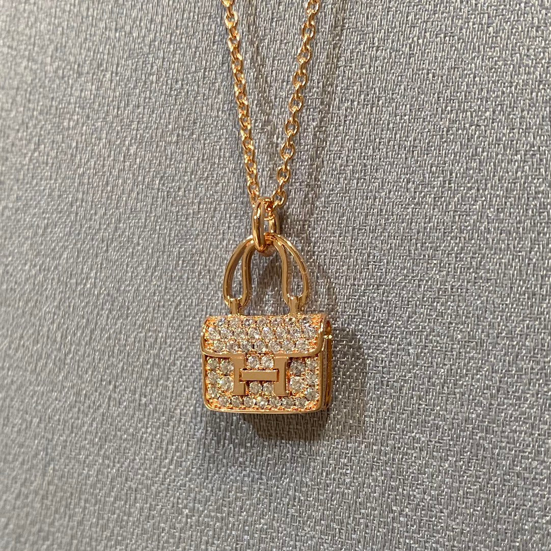 [Ornora Jewelry]CONSTANCE PEDANT DIAMOND NECKLACE