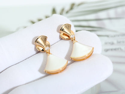 [Ornora Jewelry]DREAM MOP PINK GOLD EARRINGS