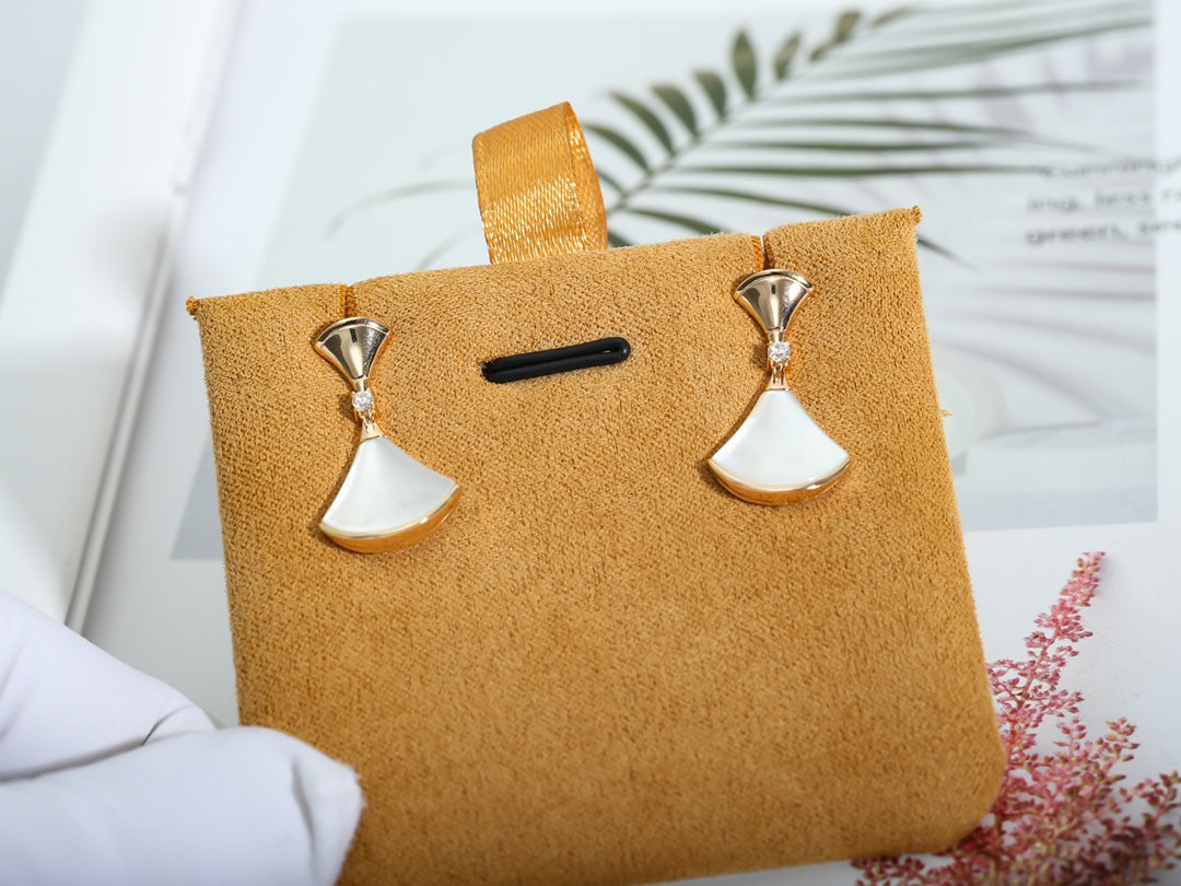 [Ornora Jewelry]DREAM MOP PINK GOLD EARRINGS