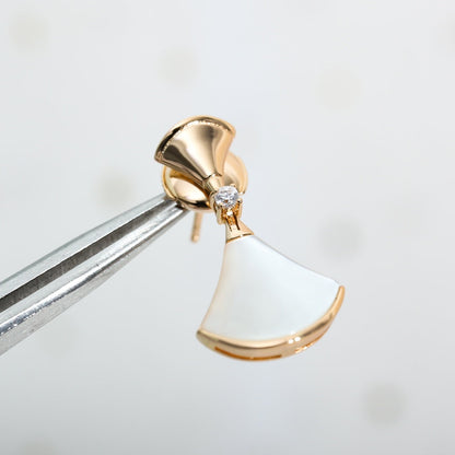 [Ornora Jewelry]DREAM MOP PINK GOLD EARRINGS