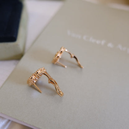[Ornora Jewelry]LUCKY PINK GOLD WHITE MOP EARRINGS