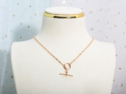[Ornora Jewelry]ECHAPPEE NECKLACE PINK GOLD