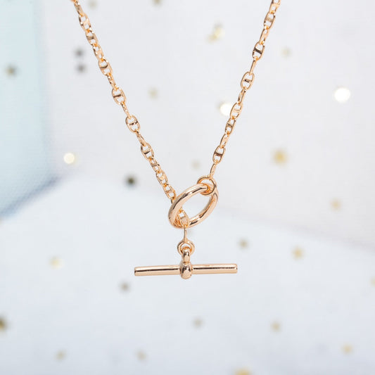 [Ornora Jewelry]ECHAPPEE NECKLACE PINK GOLD