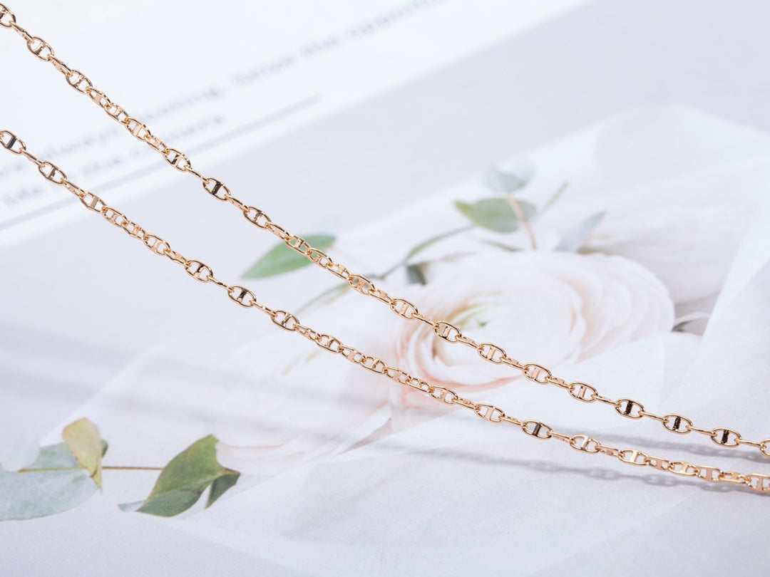 [Ornora Jewelry]ECHAPPEE NECKLACE PINK GOLD