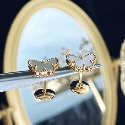 [Ornora Jewelry]SWEET BUTTERFLY MOP EARSTUDS