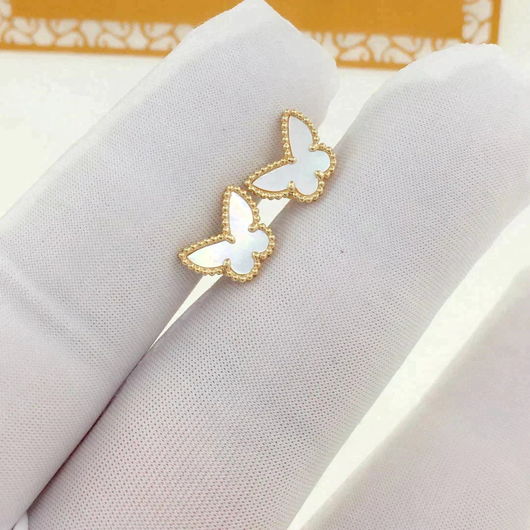 [Ornora Jewelry]SWEET BUTTERFLY MOP EARSTUDS