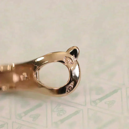 [Ornora Jewelry]CLOVER MEDIUM 1 MOTIFS FUll DIAMOND EARRINGS