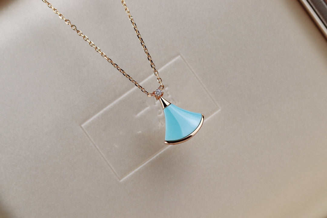 [Ornora Jewelry]DREAM NECKLACE TURQUOISE PINK GOLD