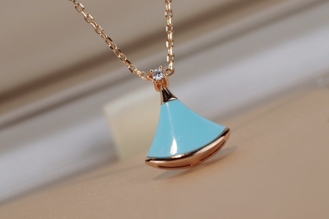 [Ornora Jewelry]DREAM NECKLACE TURQUOISE PINK GOLD