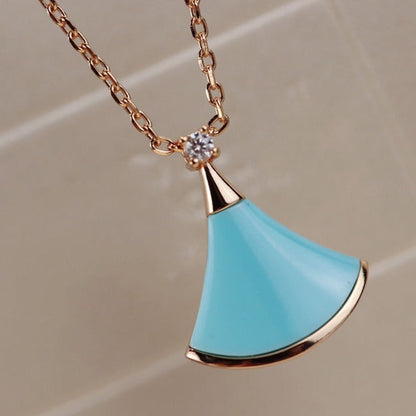 [Ornora Jewelry]DREAM NECKLACE TURQUOISE PINK GOLD