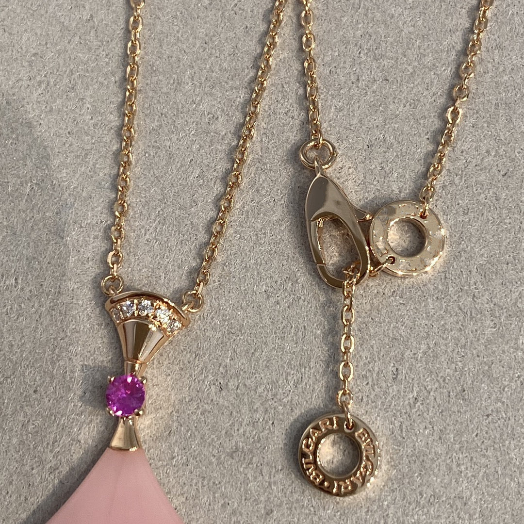 [Ornora Jewelry]DREAM NECKLACE PINK OPAL