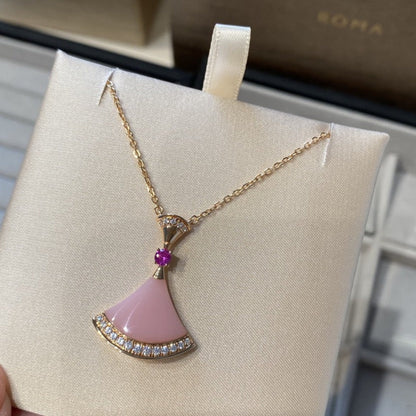 [Ornora Jewelry]DREAM NECKLACE PINK OPAL