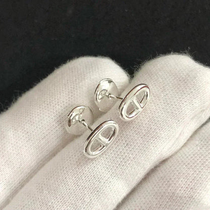 [Ornora Jewelry]CHAINE SMALL EARRINGS GOLD AND SILVER