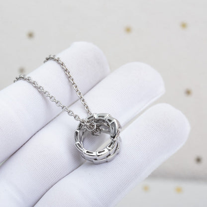 [Ornora Jewelry]SERPENTI SILVER NECKLACE DIAMOND