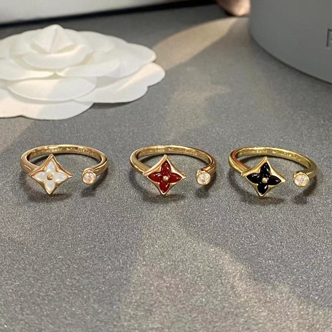 [Ornora Jewelry]STAR 1 DIAMOND OPEN RING