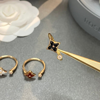 [Ornora Jewelry]STAR 1 DIAMOND OPEN RING