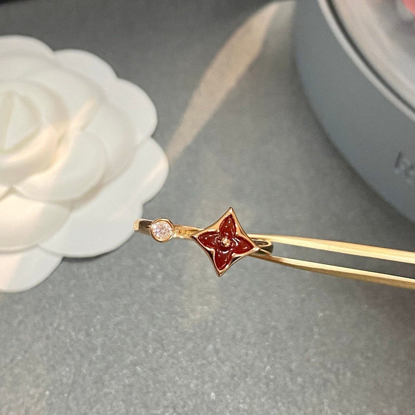 [Ornora Jewelry]STAR 1 DIAMOND OPEN RING