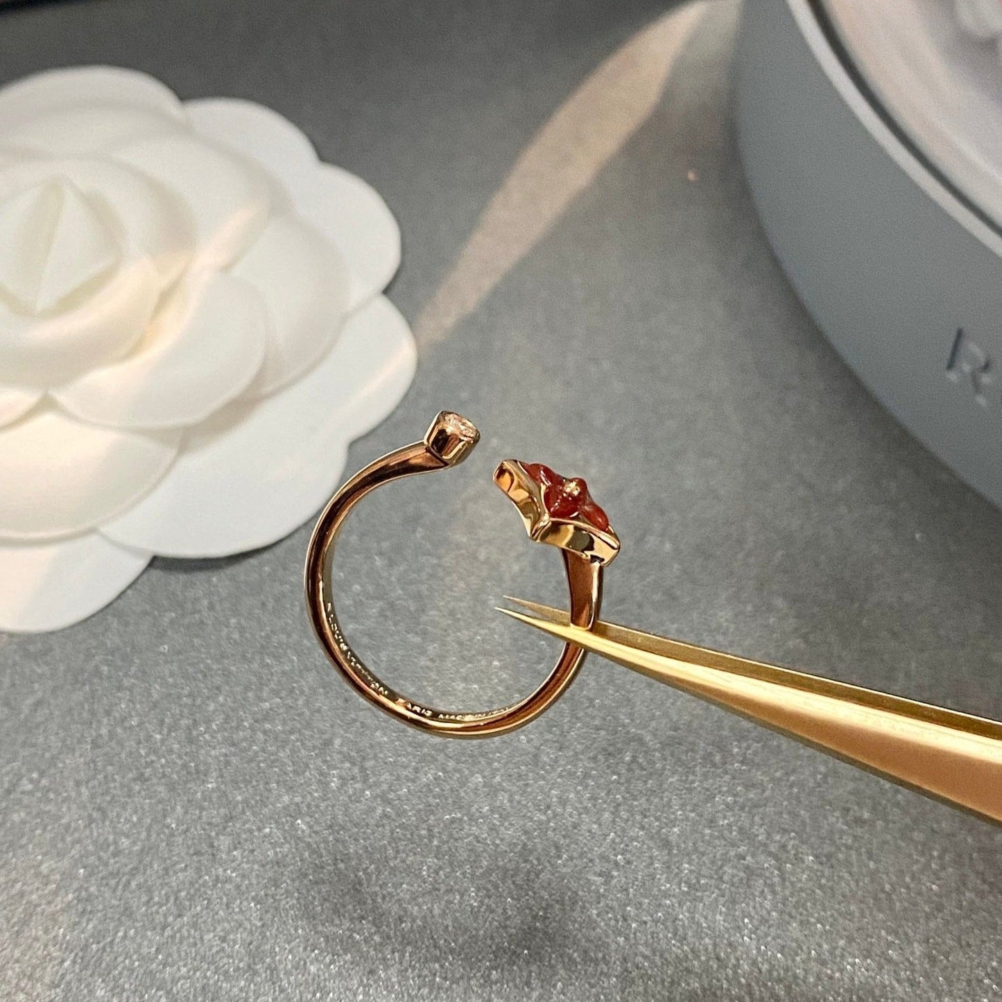 [Ornora Jewelry]STAR 1 DIAMOND OPEN RING