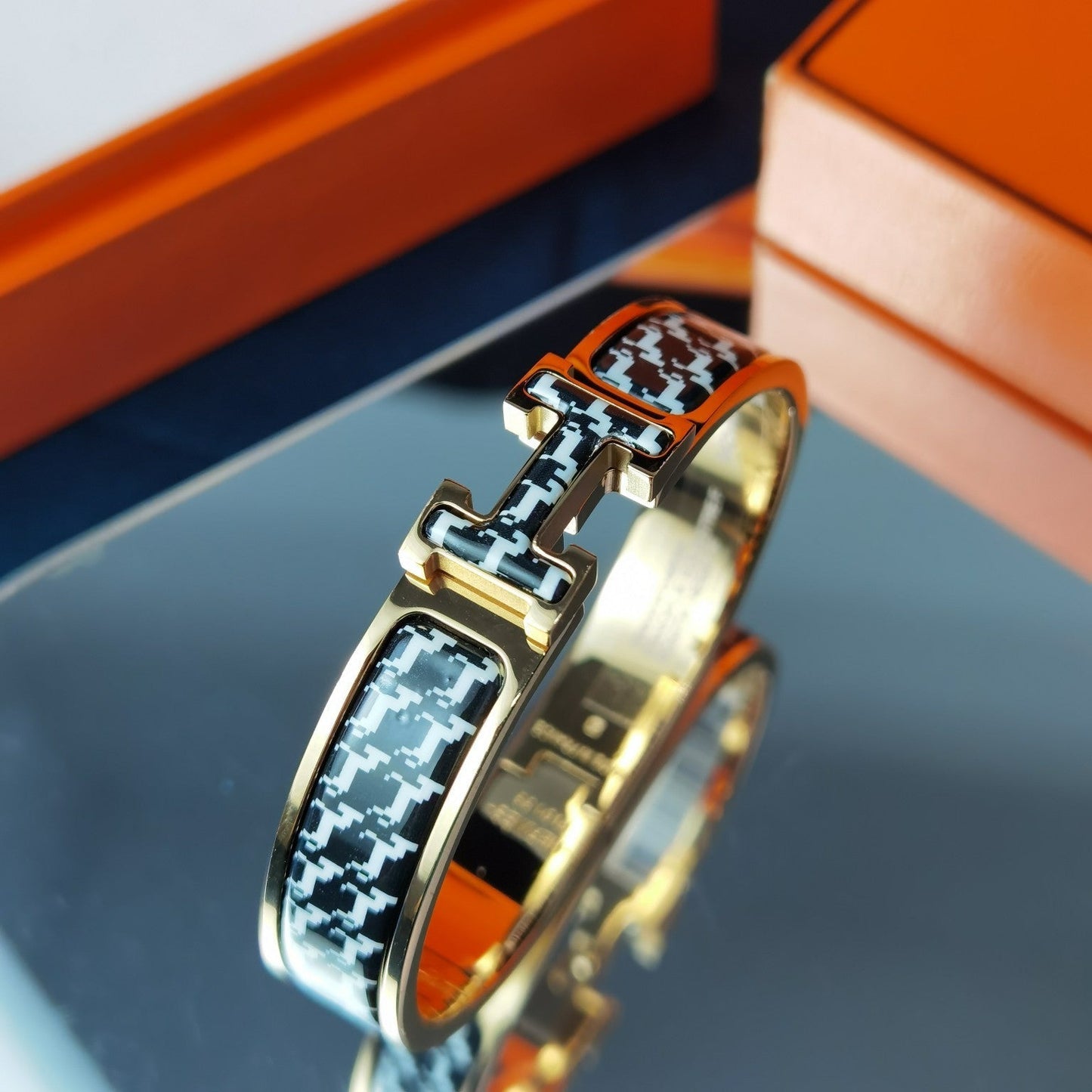 [Ornora Jewelry]H HORSE BRACELET 12MM