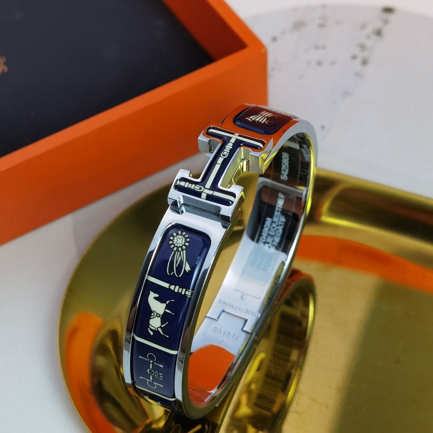 [Ornora Jewelry]H COUVERTURES DARK BLUE BRACELET