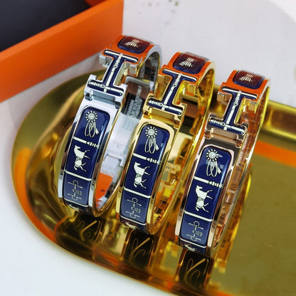 [Ornora Jewelry]H COUVERTURES DARK BLUE BRACELET