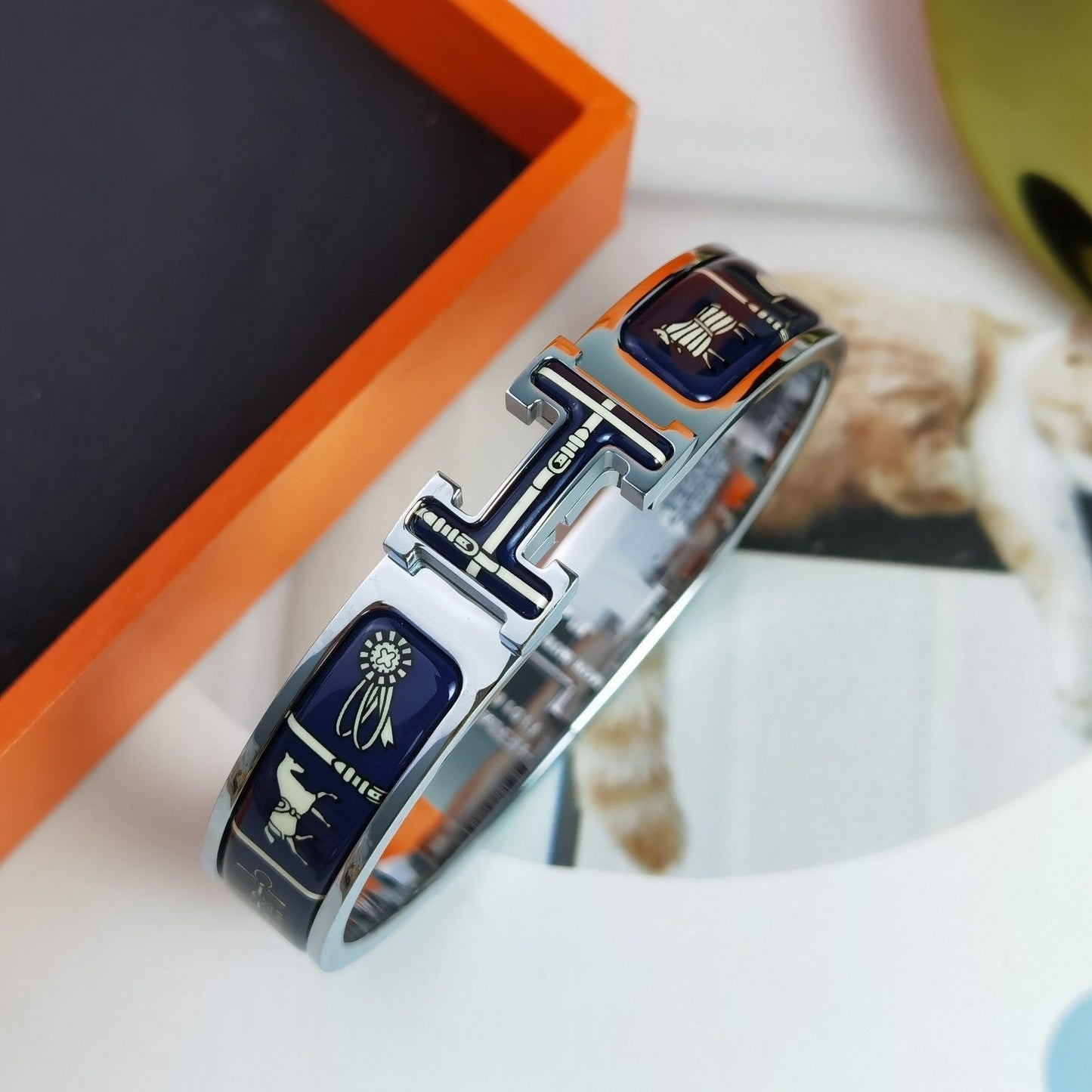 [Ornora Jewelry]H COUVERTURES DARK BLUE BRACELET