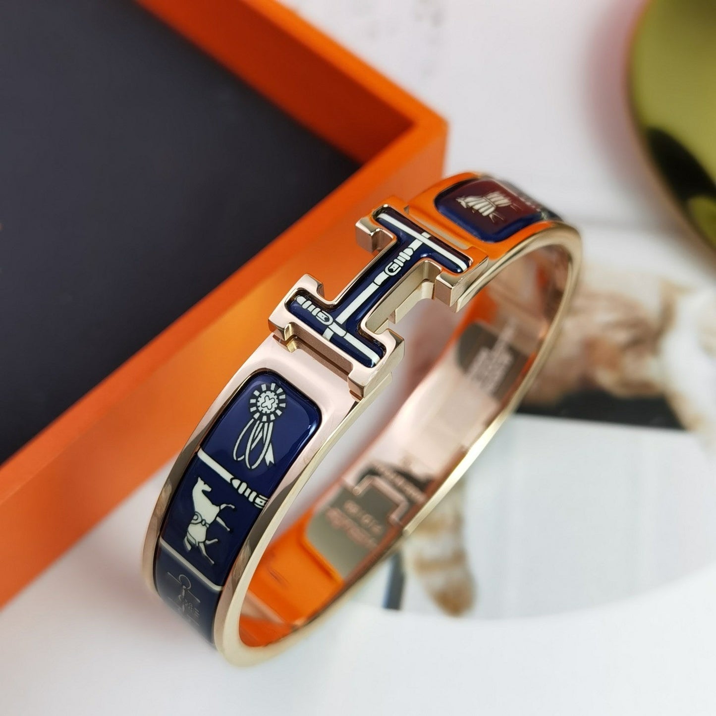 [Ornora Jewelry]H COUVERTURES DARK BLUE BRACELET