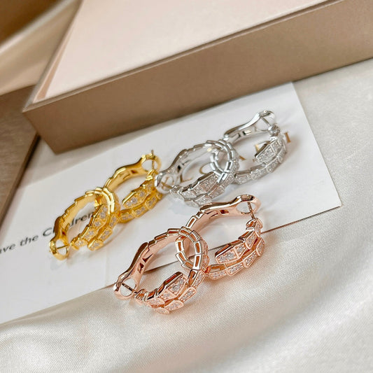 [Ornora Jewelry]SERPENTI EARRINGS DIAMOND
