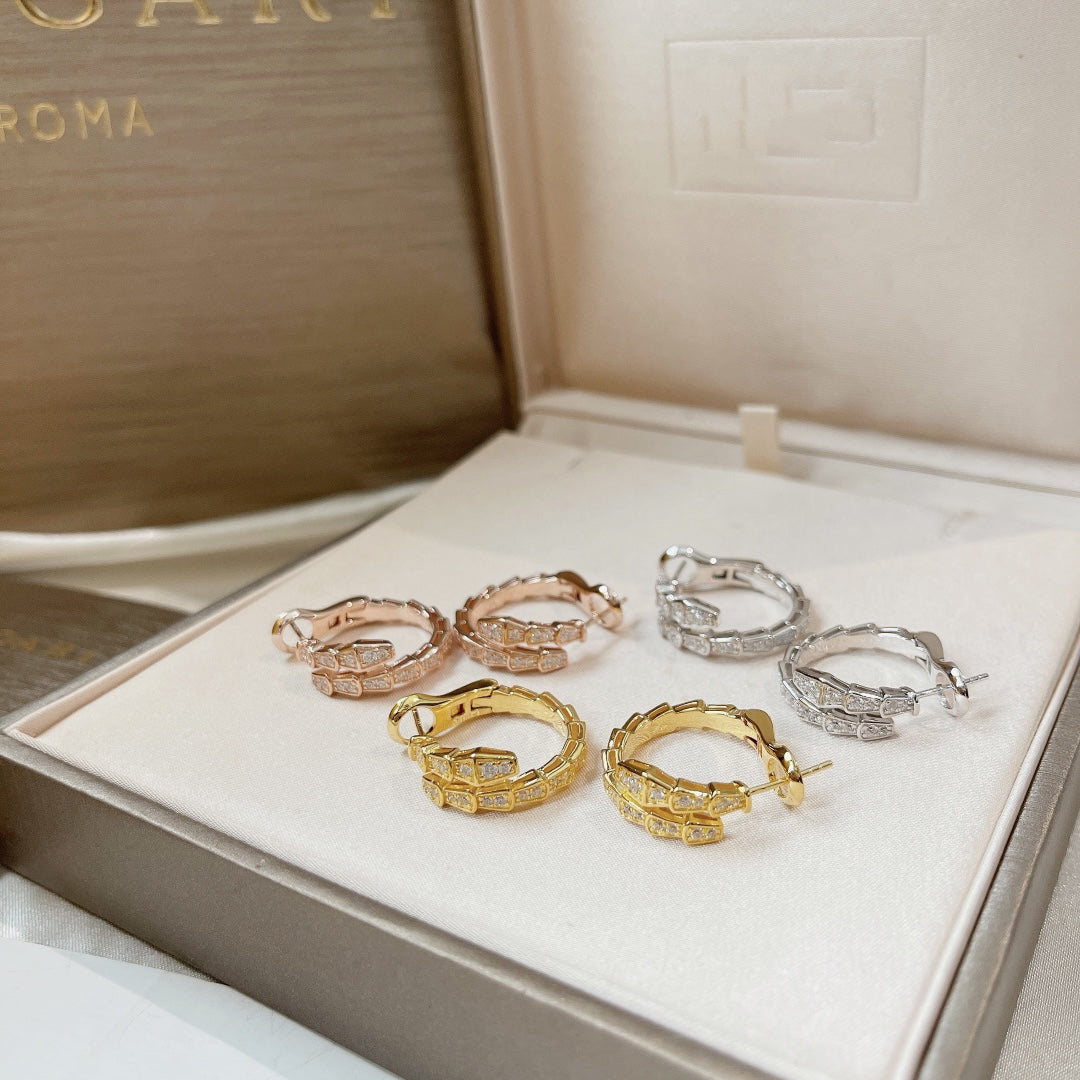 [Ornora Jewelry]SERPENTI EARRINGS DIAMOND