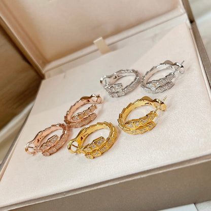 [Ornora Jewelry]SERPENTI EARRINGS DIAMOND