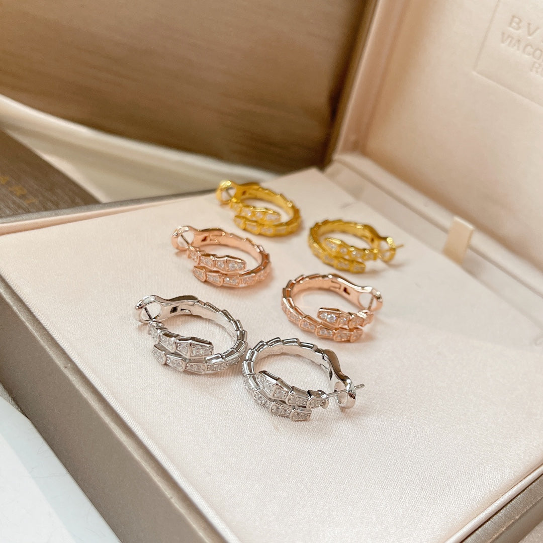 [Ornora Jewelry]SERPENTI EARRINGS DIAMOND