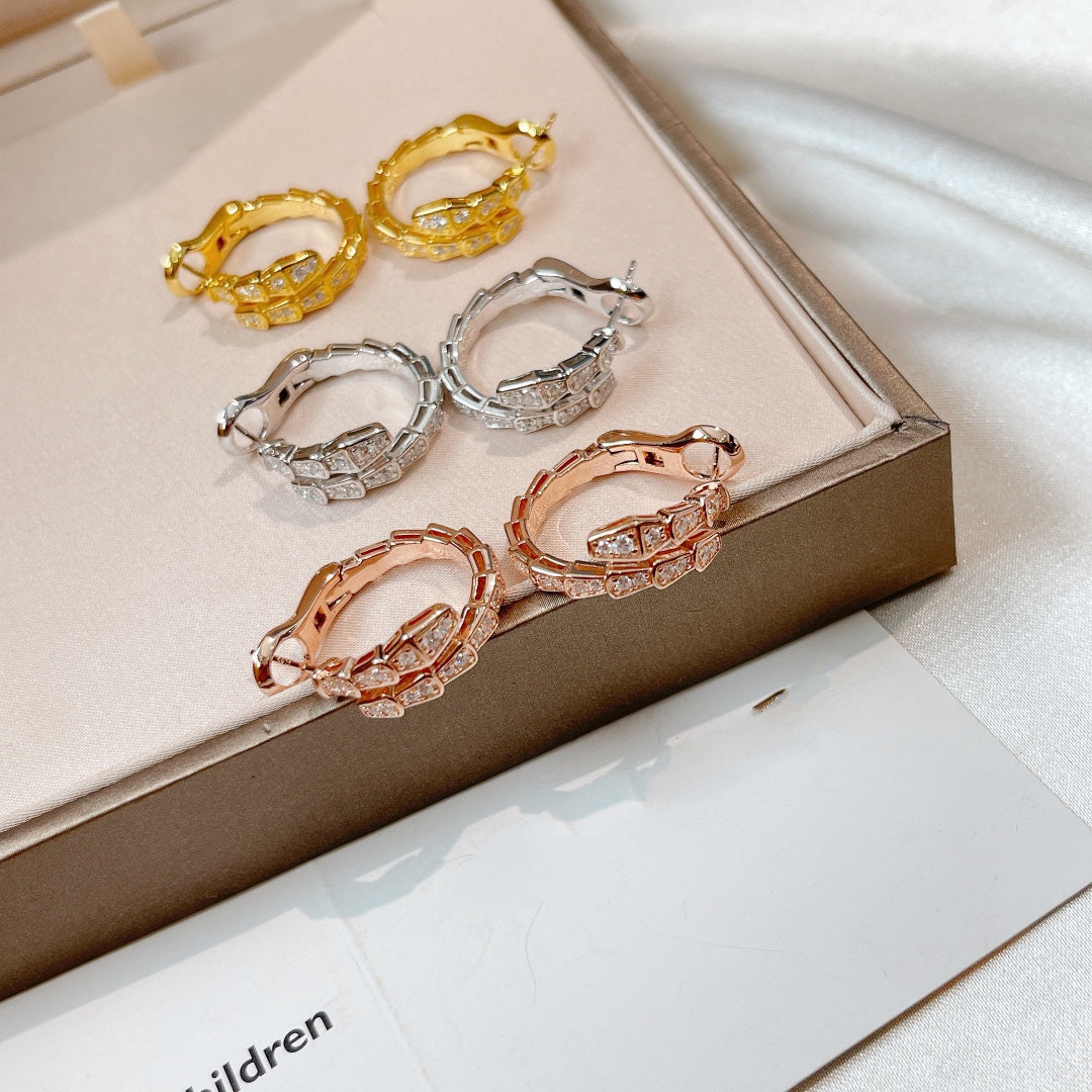 [Ornora Jewelry]SERPENTI EARRINGS DIAMOND