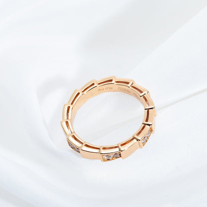 [Ornora Jewelry]SERPENTI RING PINK GOLD  3MM