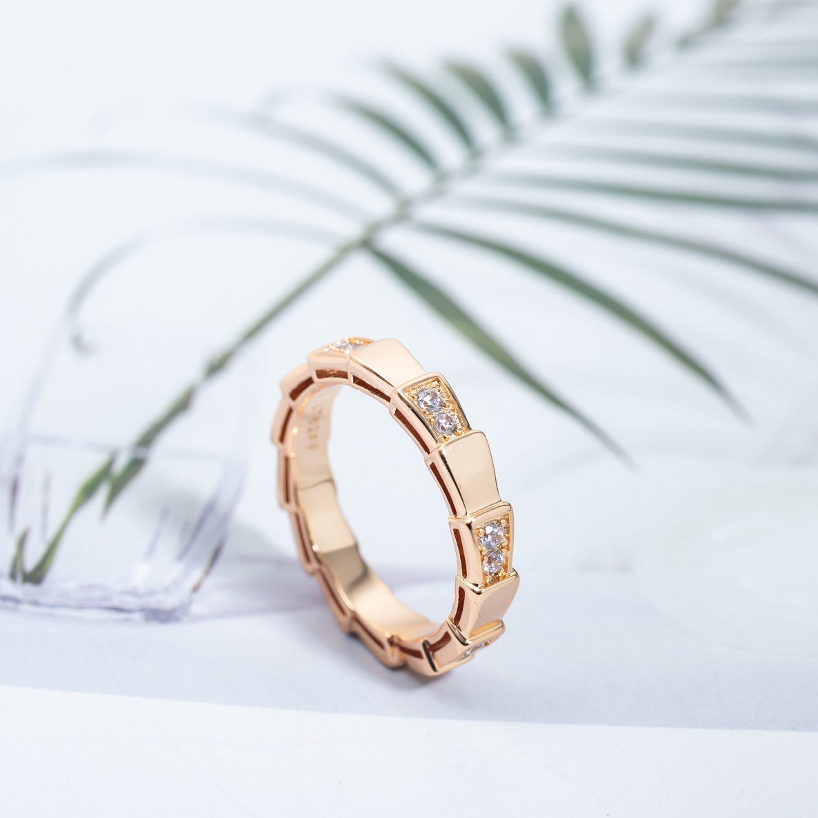 [Ornora Jewelry]SERPENTI RING PINK GOLD  3MM