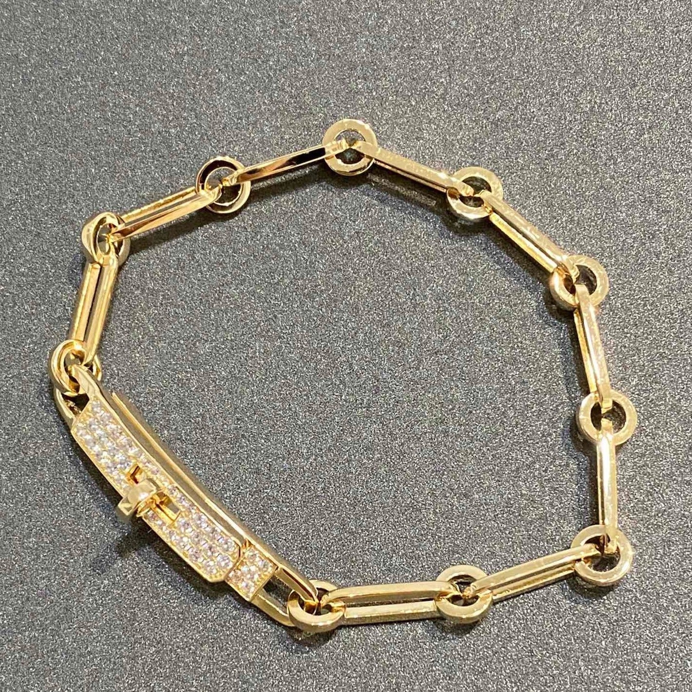 [Ornora Jewelry]CHAINE BRACELET SMALL MODEL DIAMOND