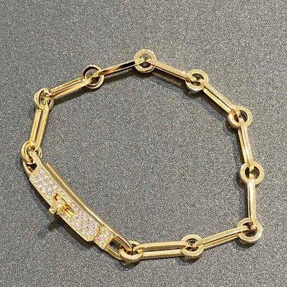 [Ornora Jewelry]CHAINE BRACELET SMALL MODEL DIAMOND