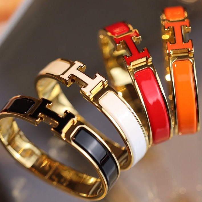 [Ornora Jewelry]H BRACELET 12MM GOLD