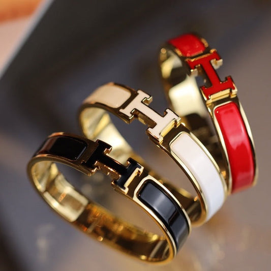 [Ornora Jewelry]H BRACELET 12MM GOLD