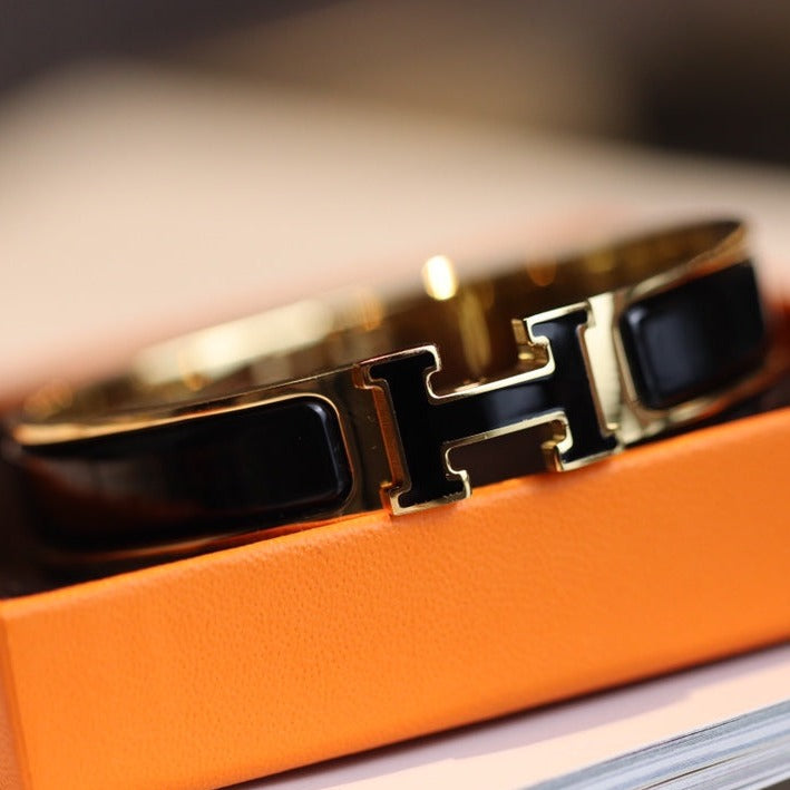 [Ornora Jewelry]H BRACELET 12MM GOLD