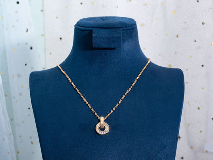 [Ornora Jewelry]GARI NECKLACE PINK GOLD DIAMOND