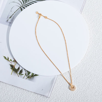 [Ornora Jewelry]GARI NECKLACE PINK GOLD DIAMOND