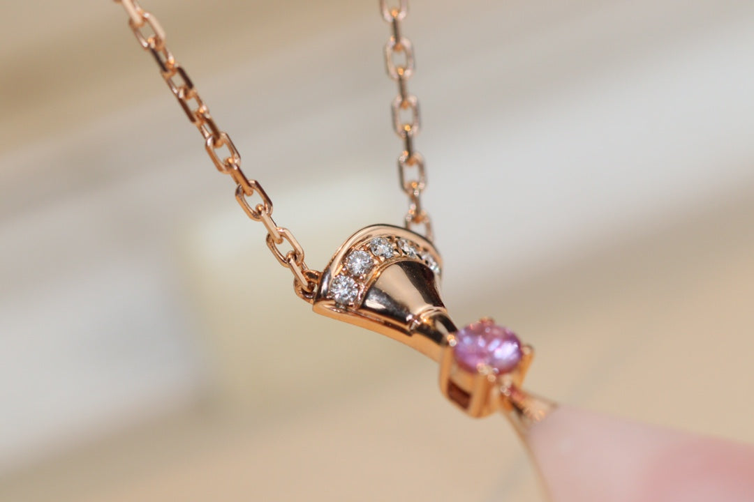 [Ornora Jewelry]DREAM NECKLACE PINK MOP DIAMOND