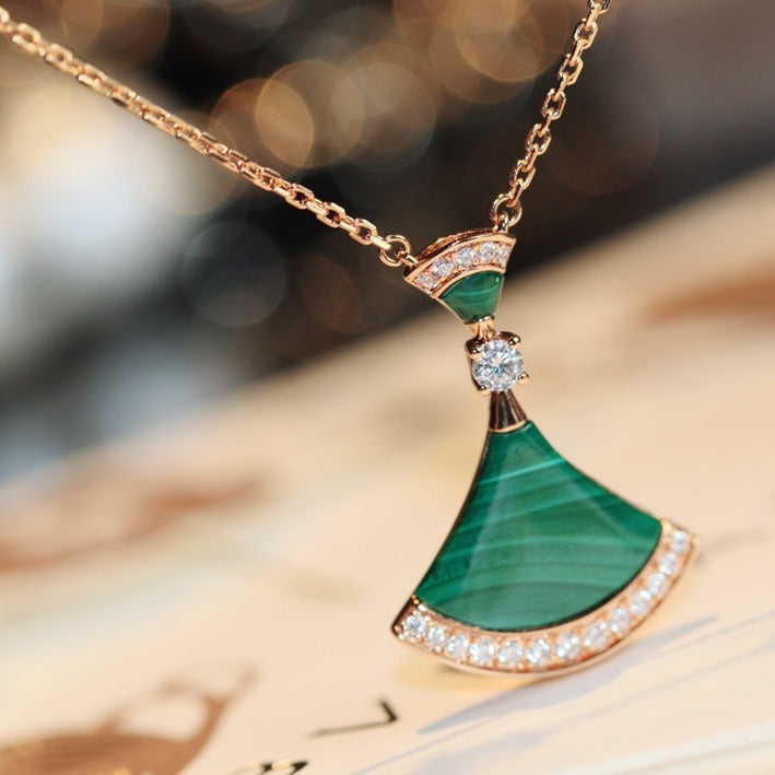 [Ornora Jewelry]DREAM NECKLACE MALACHITE DIAMOND
