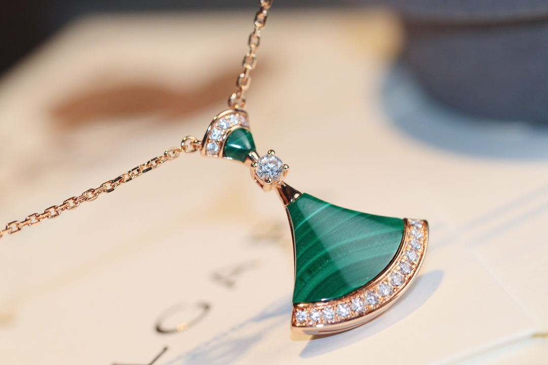 [Ornora Jewelry]DREAM NECKLACE MALACHITE DIAMOND