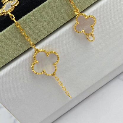 [Ornora Jewelry]MAGIC CLOVER MOP GOLD BRACELET 5 MOTIFS