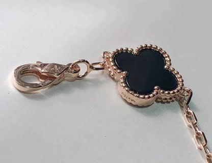[Ornora Jewelry]CLOVER 5 MOTIFS MULTICOLOR BRACELET