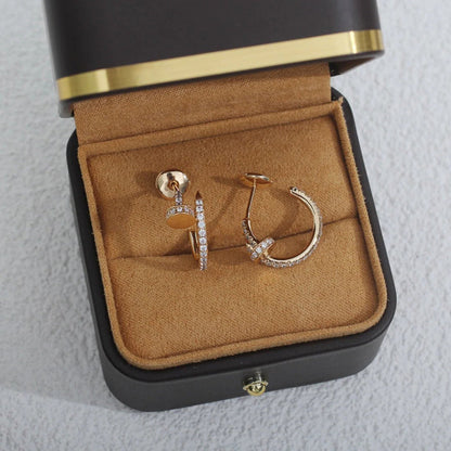 [Ornora Jewelry]JUSTE FULL DIAMOND SMALL EARRINGS