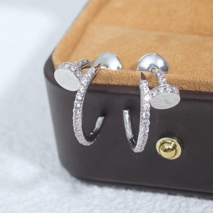 [Ornora Jewelry]JUSTE FULL DIAMOND SMALL EARRINGS